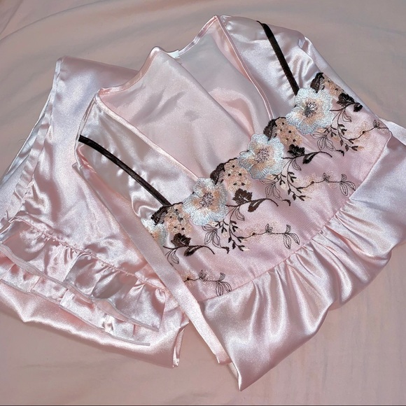 Satin effect Pajama set - Picture 1 of 11